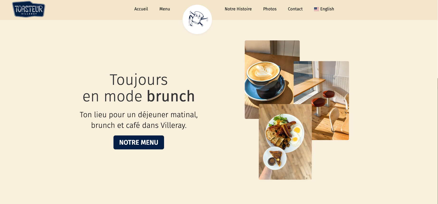 Brunch Restaurant Website - Le Toasteurzz asset 1